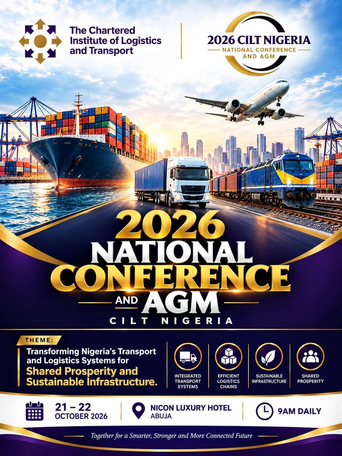 CILT NATIONAL CONFERENCE & ANNUAL GENERAL MEETING event artwork